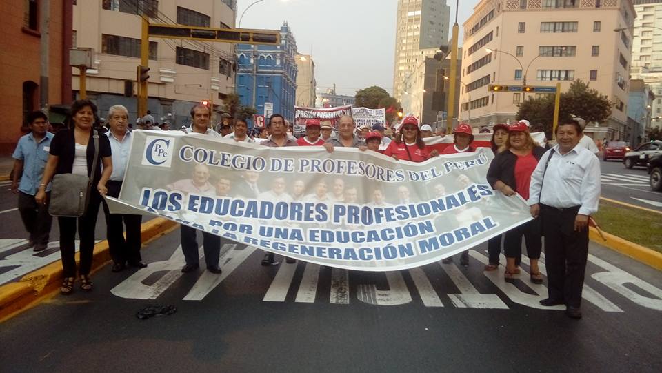 El CPPe presente en la Marcha Nacional contra la Corrupción.