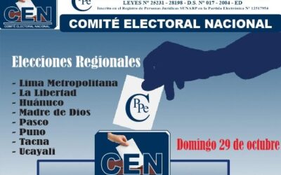 COMUNICADO: SE POSTERGA ELECCIONES REGIONALES PARA EL 29 DE OCTUBRE DE 2017.