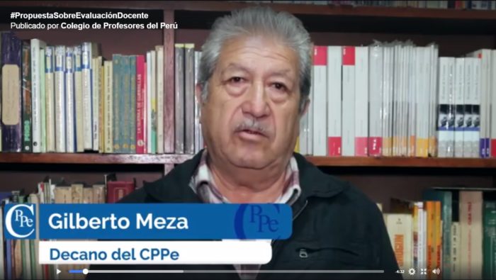 Decano Nacional explica la posición del Colegio de Profesores sobre la evaluación docente.