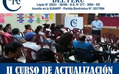 II CURSO DE ACTUALIZACIÓN PEDAGÓGICA 2018