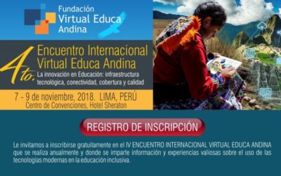 IV ENCUENTRO INTERNACIONAL VIRTUAL EDUCA ANDINA