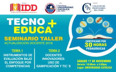 SEMINARIO TALLER «TECNO+EDUCA»