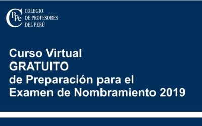 Curso Virtual Gratuito de Preparación para el Examen de Nombramiento