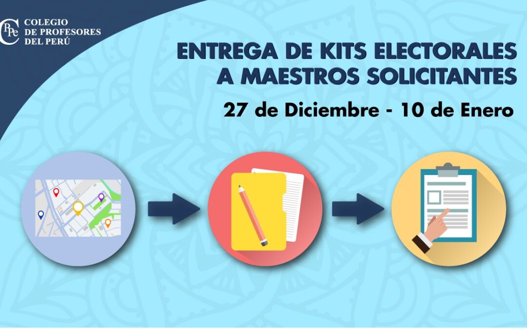 Kit Electoral – Elecciones Nacionales del CPPe 2020